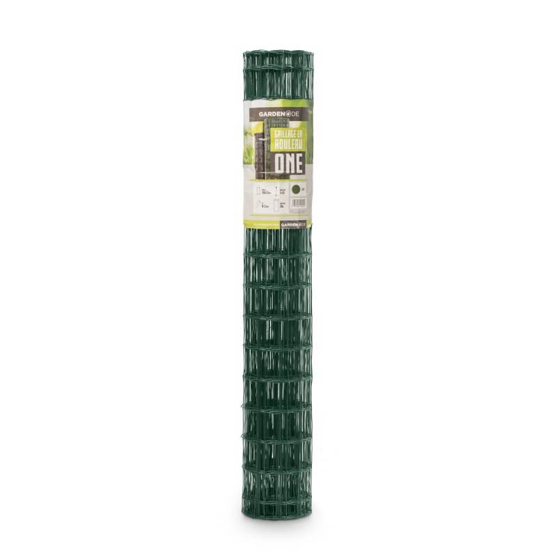 Grillage soudé en rouleau H1m20 x L20m Vert fil 2.1mm maille 100x75 mm Vert - Easy Clôture - Image 2