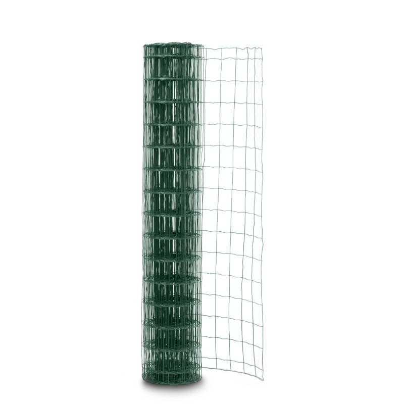 Grillage soudé en rouleau H1m20 x L20m Vert fil 2.1mm maille 100x75 mm Vert - Easy Clôture - Image 1