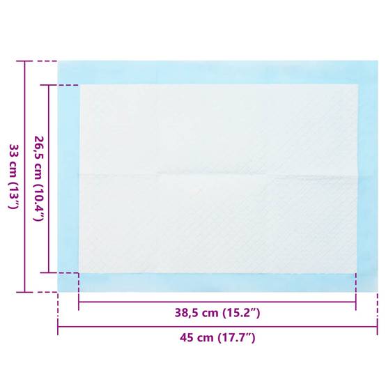 Vidaxl - Tapis d'entraînement pour animaux en tissu non tissé 50 pcs vidaXL 42025292 - Image 3