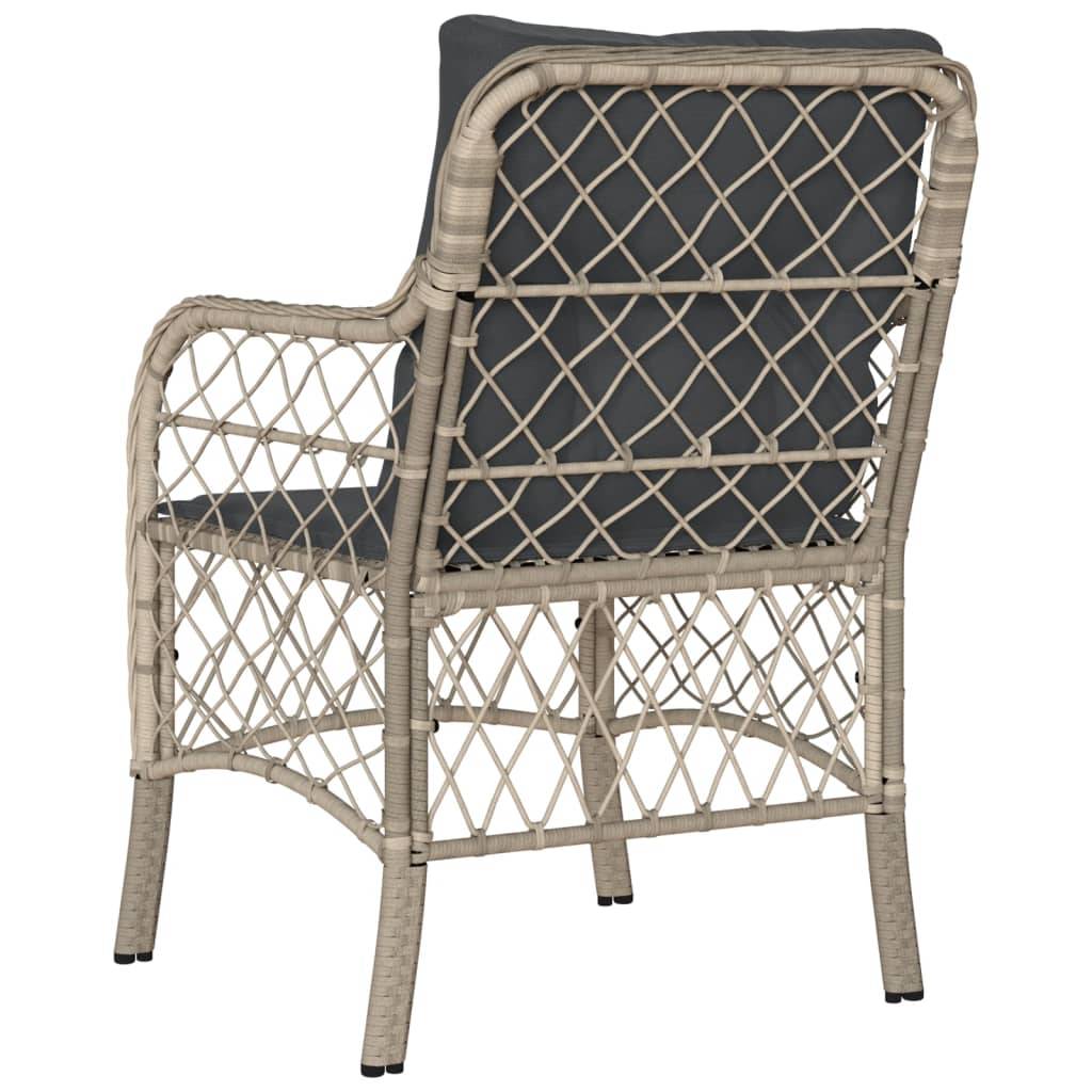 Vidaxl - Chaises de jardin coussins lot de 2 gris clair résine tressée vidaXL 365158 - Image 8