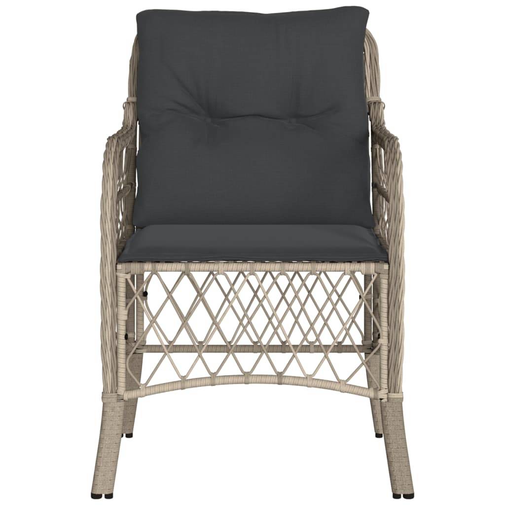 Vidaxl - Chaises de jardin coussins lot de 2 gris clair résine tressée vidaXL 365158 - Image 10