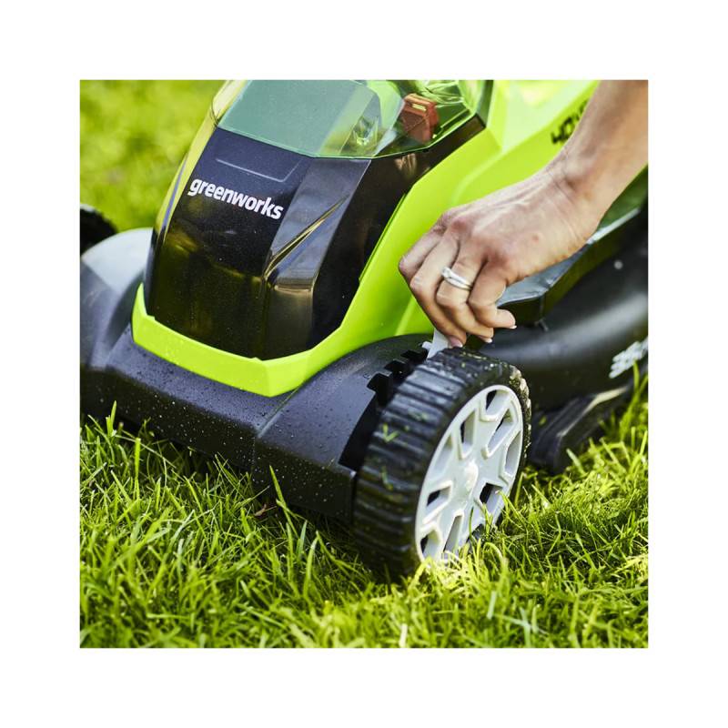 Greenworks - Tondeuse à gazon poussée 35cm 40V GREENWORKS - Sans batterie ni chargeur - G40LM35 - Image 5