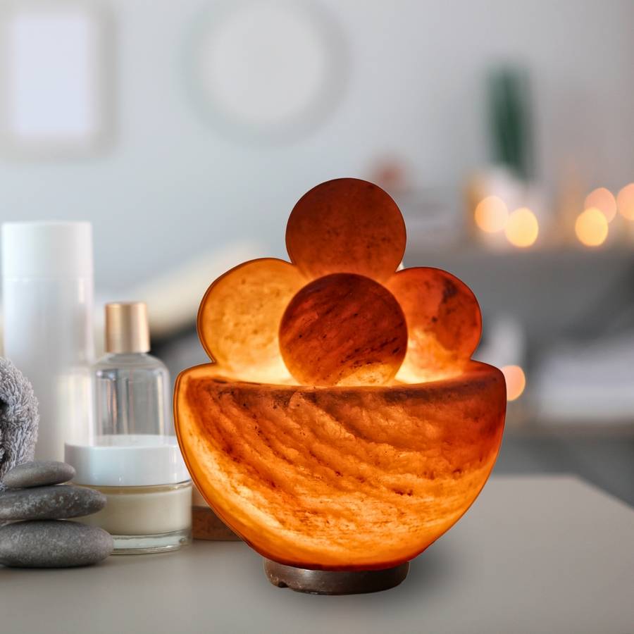 Zen Light - Lampe Sel d'Himalaya et 4 boules de massage - Authentique Cristal de Sel - Sculptée Main – Câble et Ampoule Fournis - Zen'Light - Image 2