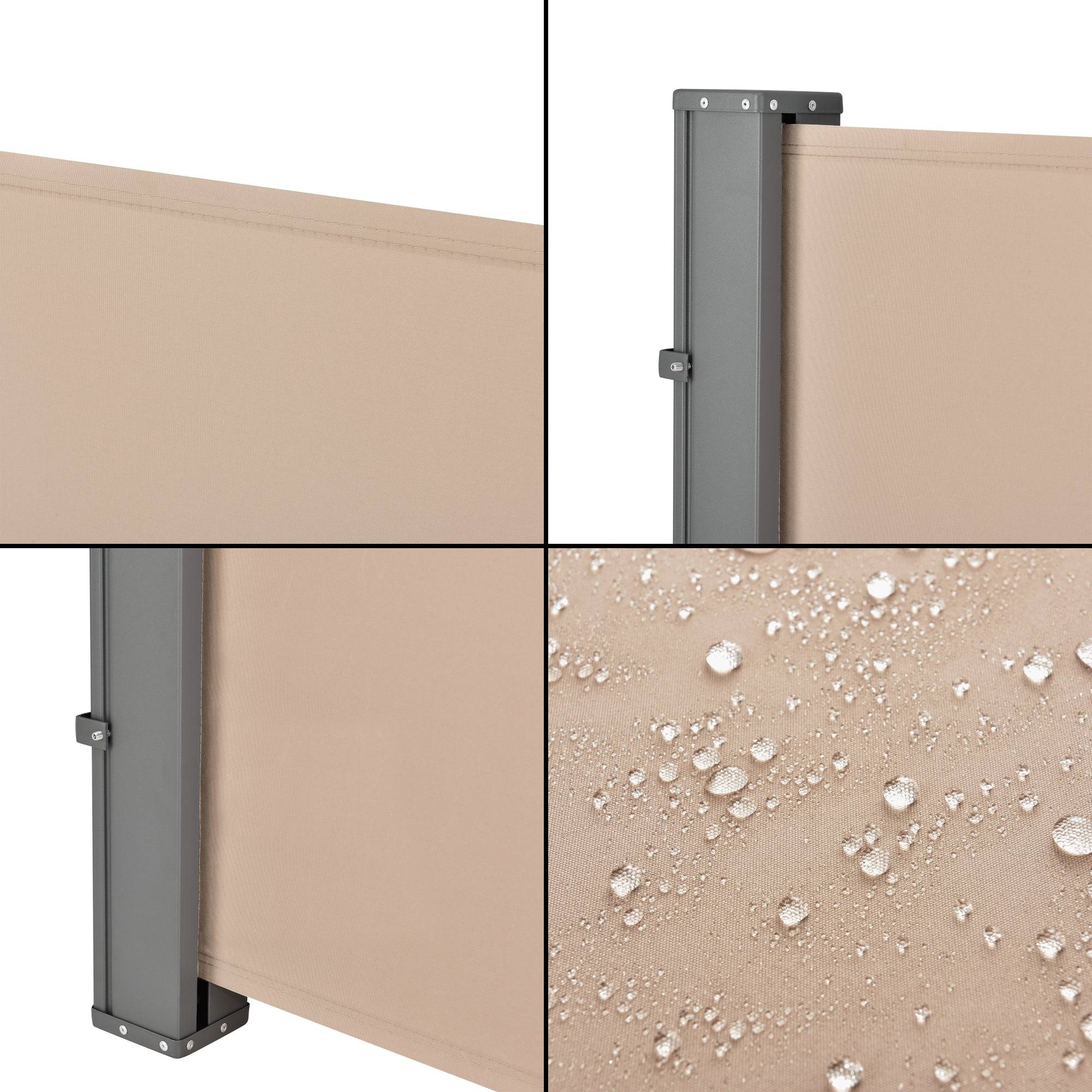Helloshop26 - Brise-vue uv 100 x 300 cm sable - Image 4