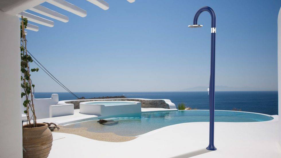 Douche traditionnelle polyéthylène FUNNY YIN T325 BLEUE  by ARKEMA DESIGN - Image 2
