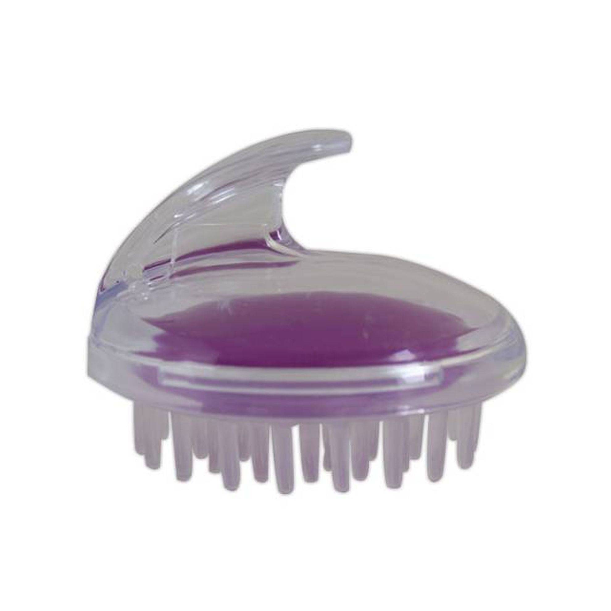 Brosse Massante avec poignée Couleur : Violet IDEALDOG