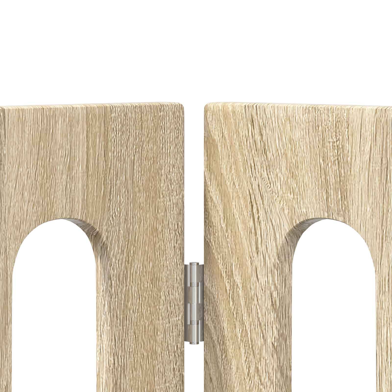 PANGIVO - Clôture pour animaux bois d'ingénierie chêne sonoma 100.5 x 38 x 70 cm - PANGIVO - Image 5