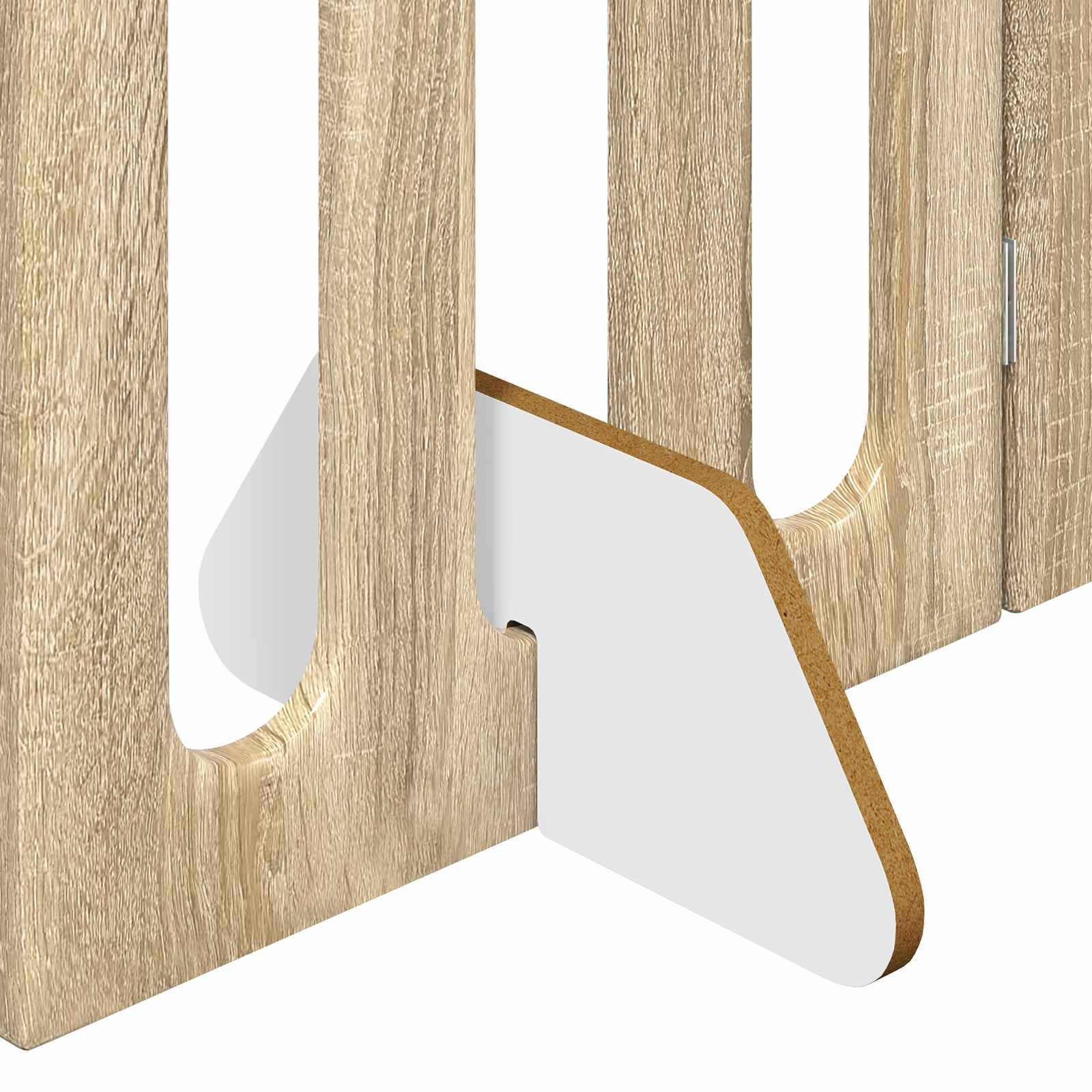 PANGIVO - Clôture pour animaux bois d'ingénierie chêne sonoma 100.5 x 38 x 70 cm - PANGIVO - Image 6