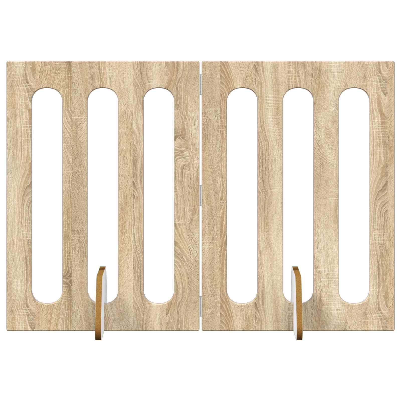 PANGIVO - Clôture pour animaux bois d'ingénierie chêne sonoma 100.5 x 38 x 70 cm - PANGIVO - Image 2