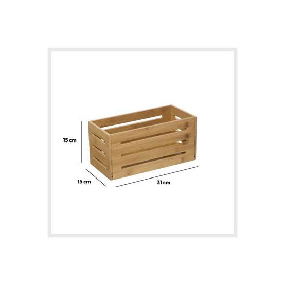 Boite de rangement en Bambou 31 x 15 cm - Image 5