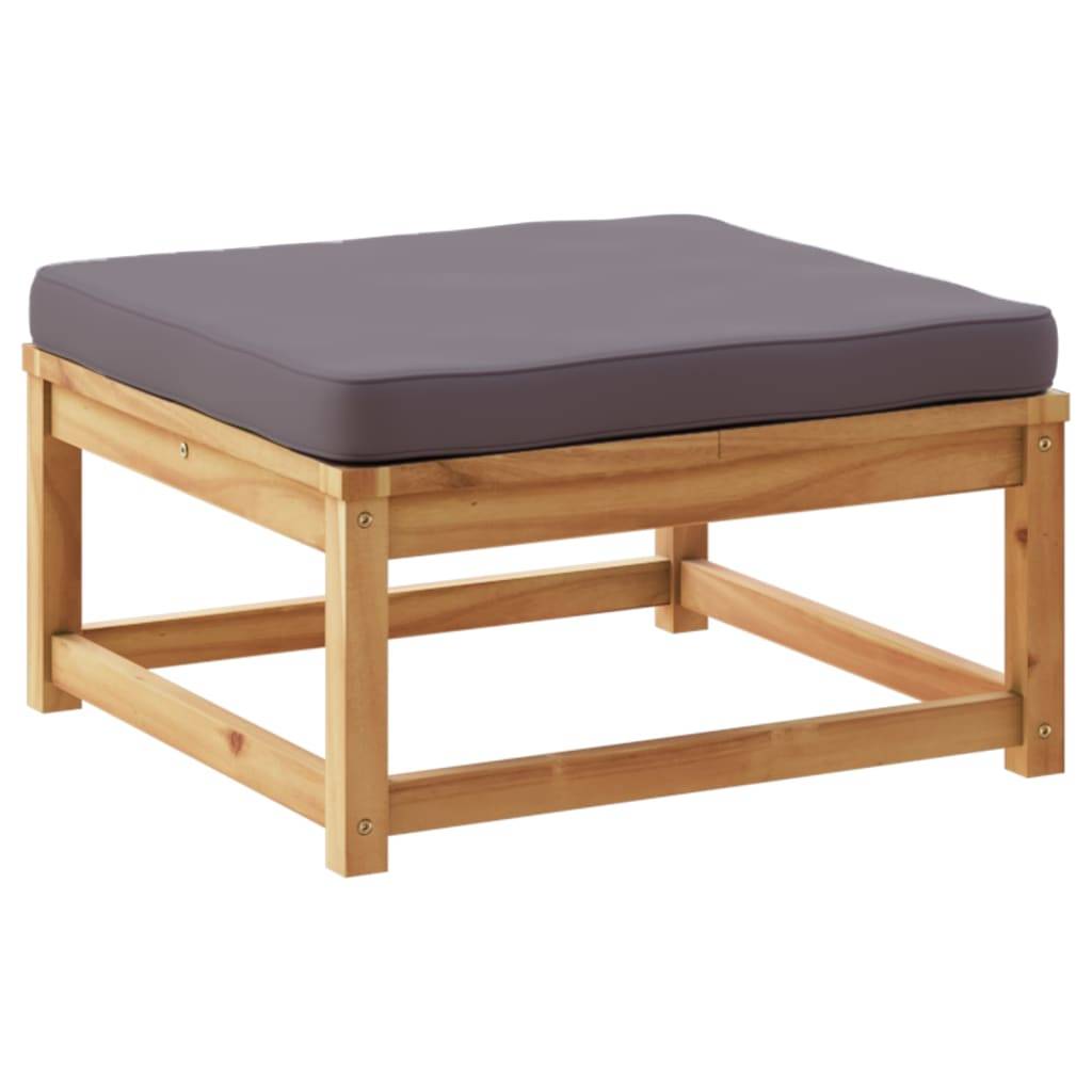 Vidaxl - Salon de jardin avec coussins 11 pcs bois massif d'acacia vidaXL 3214320 - Image 7