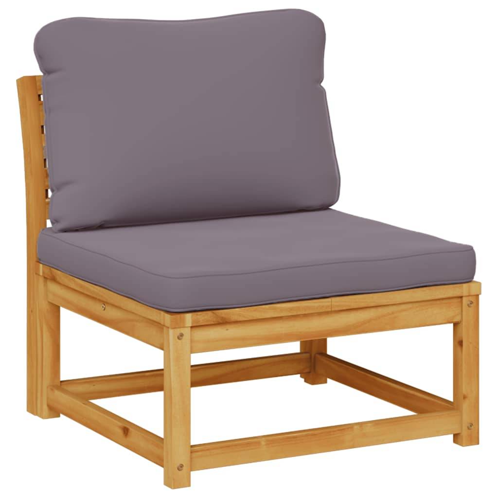 Vidaxl - Salon de jardin avec coussins 11 pcs bois massif d'acacia vidaXL 3214320 - Image 9