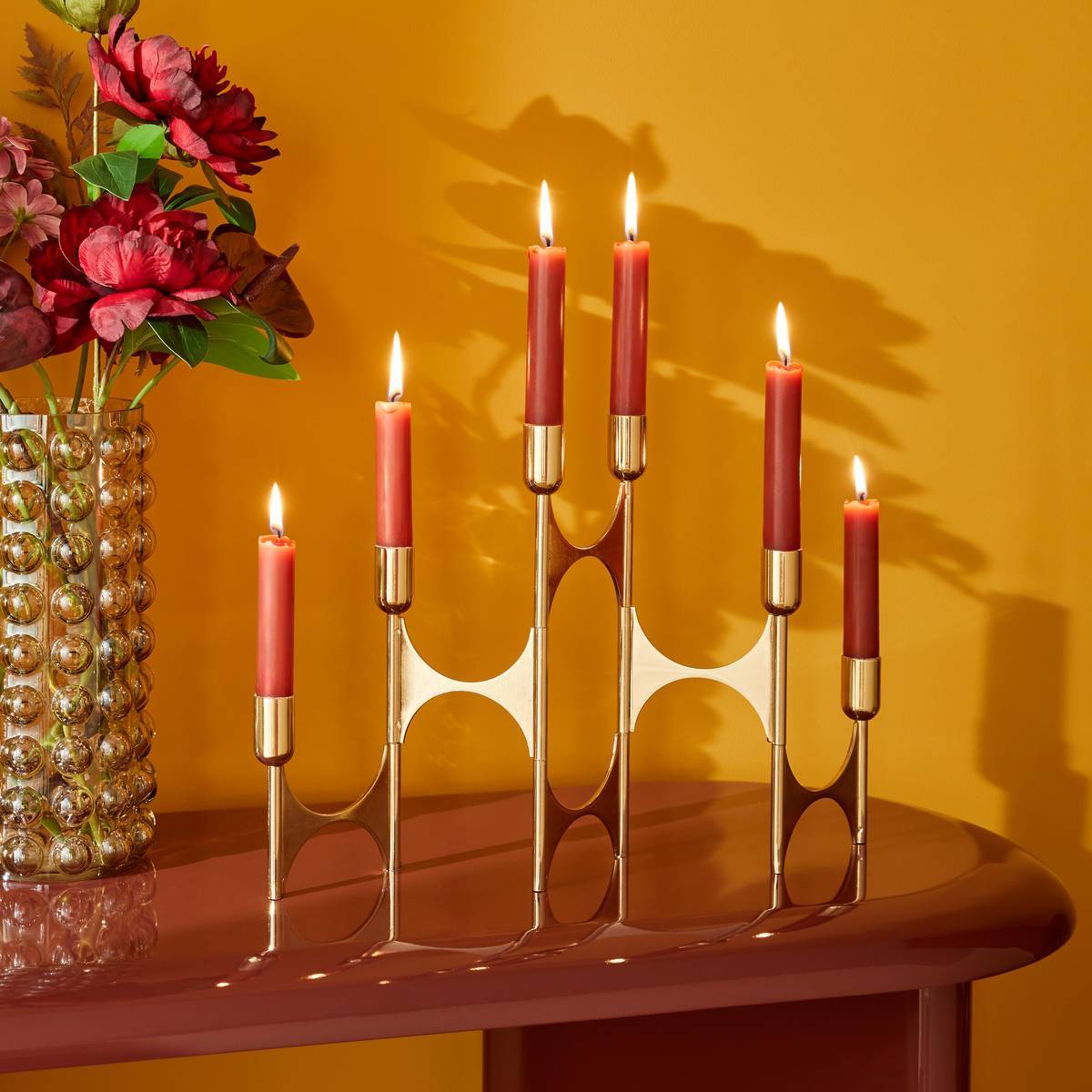 Atmosphera - Chandelier Crush H.48cm doré - Atmosphera Créateur d'intérieur - Image 1