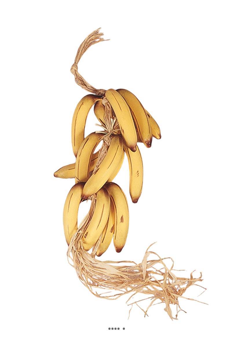 Artificielles - Regime de 15 bananes artificielles en Plastique soufflé L 60 cm - Image 2