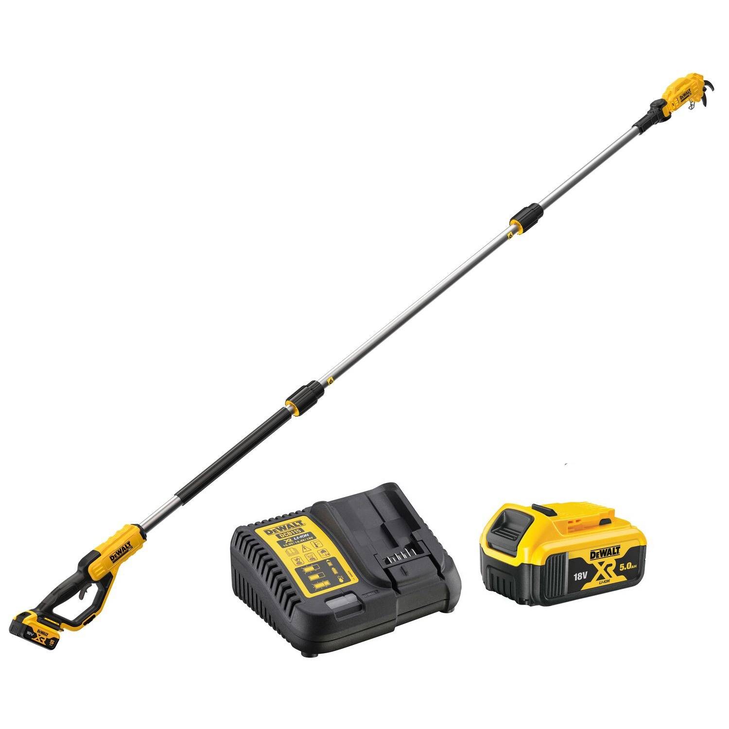 Dewalt - Sécateur sur perche XR 18V 5 Ah Li-ion Brushless - DEWALT - DCMPP569P1-QW - Image 1