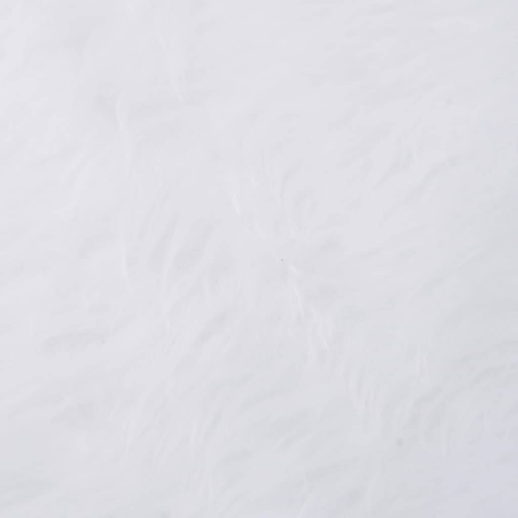 Jupe de sapin de Noël - Robe de sapin - Tapis de sapin Blanc 90 cm Fausse fourrure - Image 5