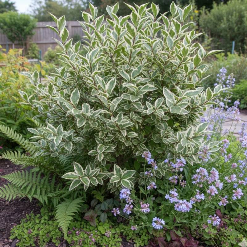 Troène de Californie Argenté, Ligustrum à fleurs Blanche - feuillage Caduc - Godet - 5/20 cm-  hauteur à maturité De 1,50 m à 2,00 m - Image 4
