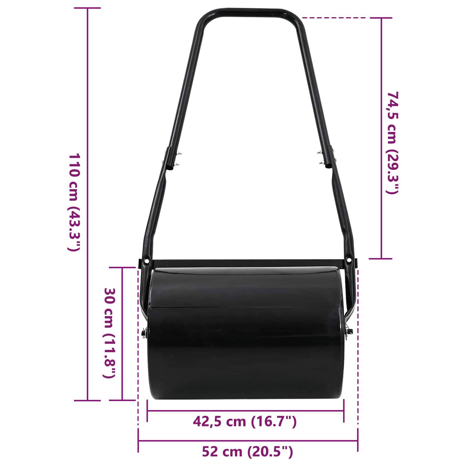 Vidaxl - Rouleau de jardin 110 x 52 cm 30 L Fer vidaXL 42032341 - Image 3