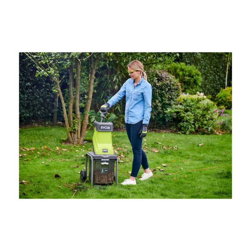 Ryobi - Pack RYOBI Broyeur de végétaux 2500W RSH2545B - Jeu de 2 lames pour broyeur RAC351 - Image 8