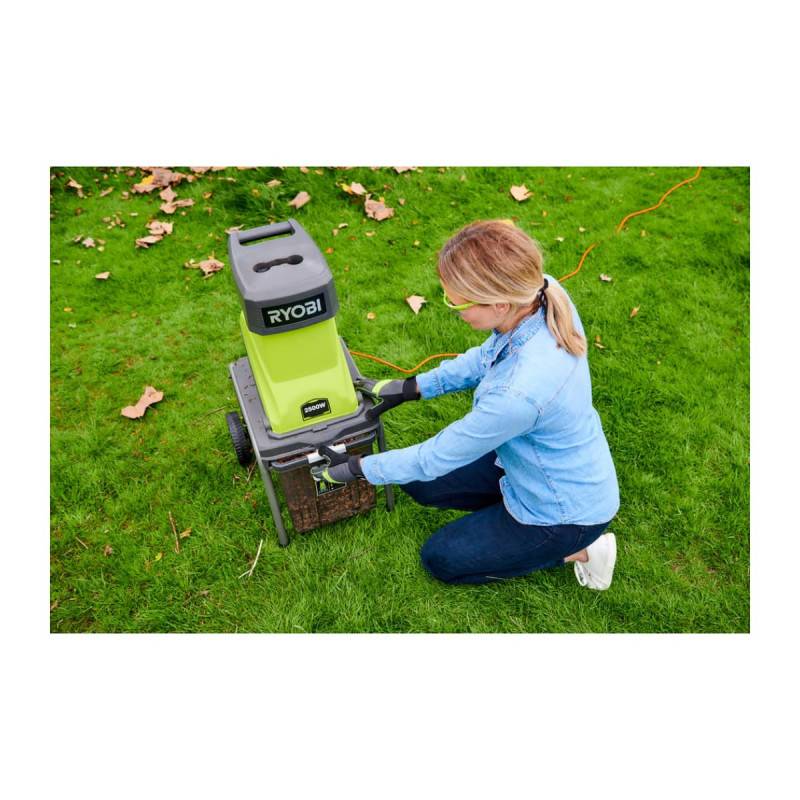 Ryobi - Pack RYOBI Broyeur de végétaux 2500W RSH2545B - Jeu de 2 lames pour broyeur RAC351 - Image 6