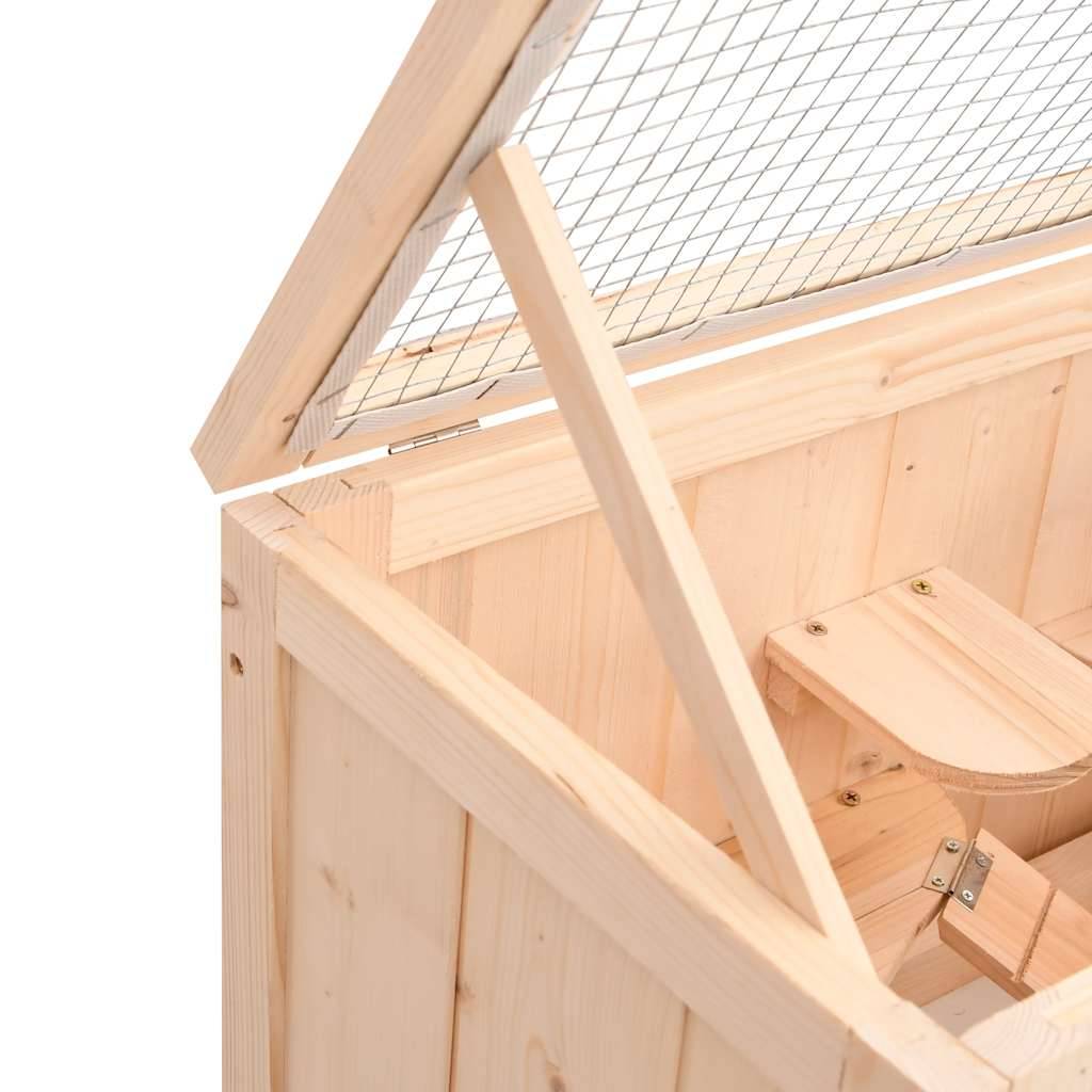 Cage à hamster en bois de sapin avec plateau 60x30x35 cm – ComfortXL Outdoor Living - Image 8
