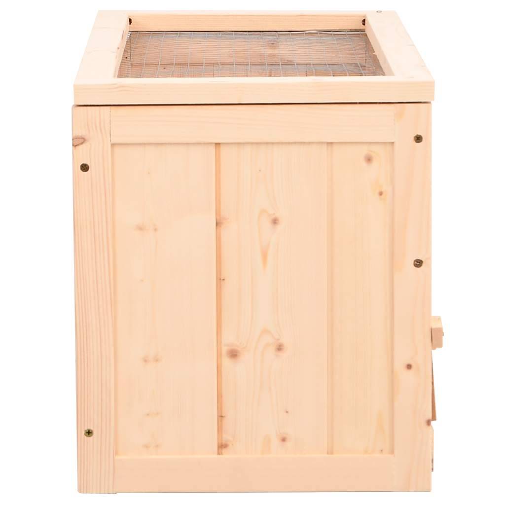 Cage à hamster en bois de sapin avec plateau 60x30x35 cm – ComfortXL Outdoor Living - Image 5