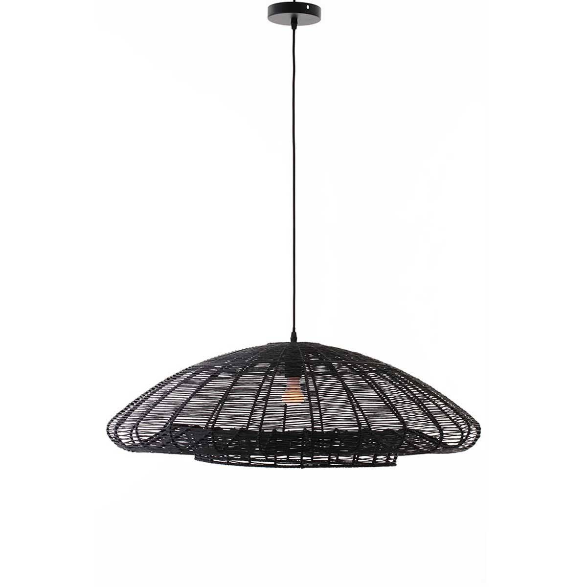 Lumisky - Grande Suspension d'intérieur ALBA BLACK D80cm - Image 1