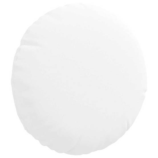 Coussins de siège 2 pcs Blanc Ø30 x 13 cm tissu Maison Chic - Image 5