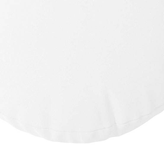Coussins de siège 2 pcs Blanc Ø30 x 13 cm tissu Maison Chic - Image 7