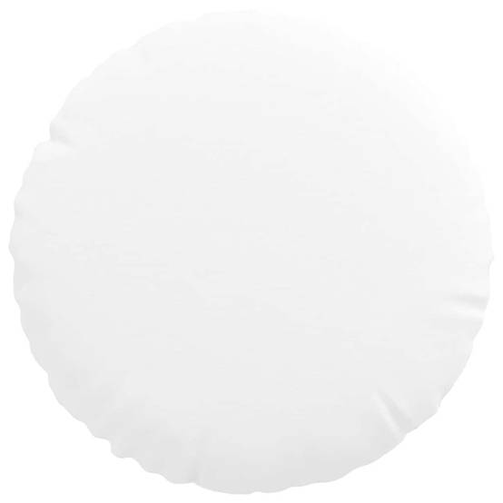 Coussins de siège 2 pcs Blanc Ø30 x 13 cm tissu Maison Chic - Image 6
