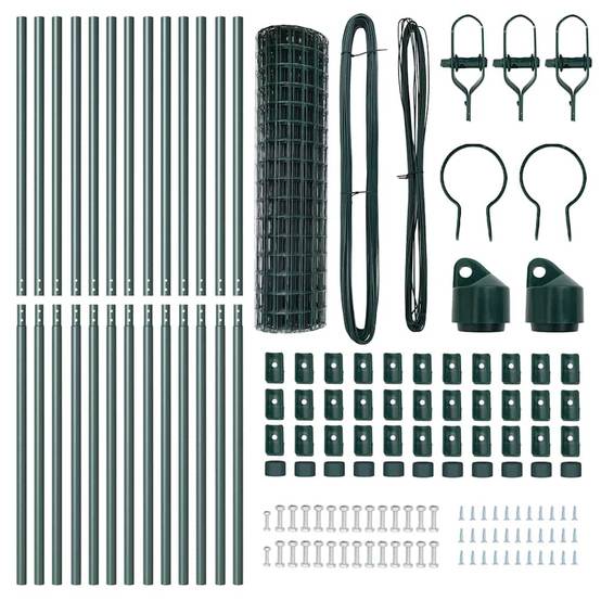 PANGIVO - Clôture acier PVC verte 1 x 25 m, Poids :32.86kg - PANGIVO - Image 6