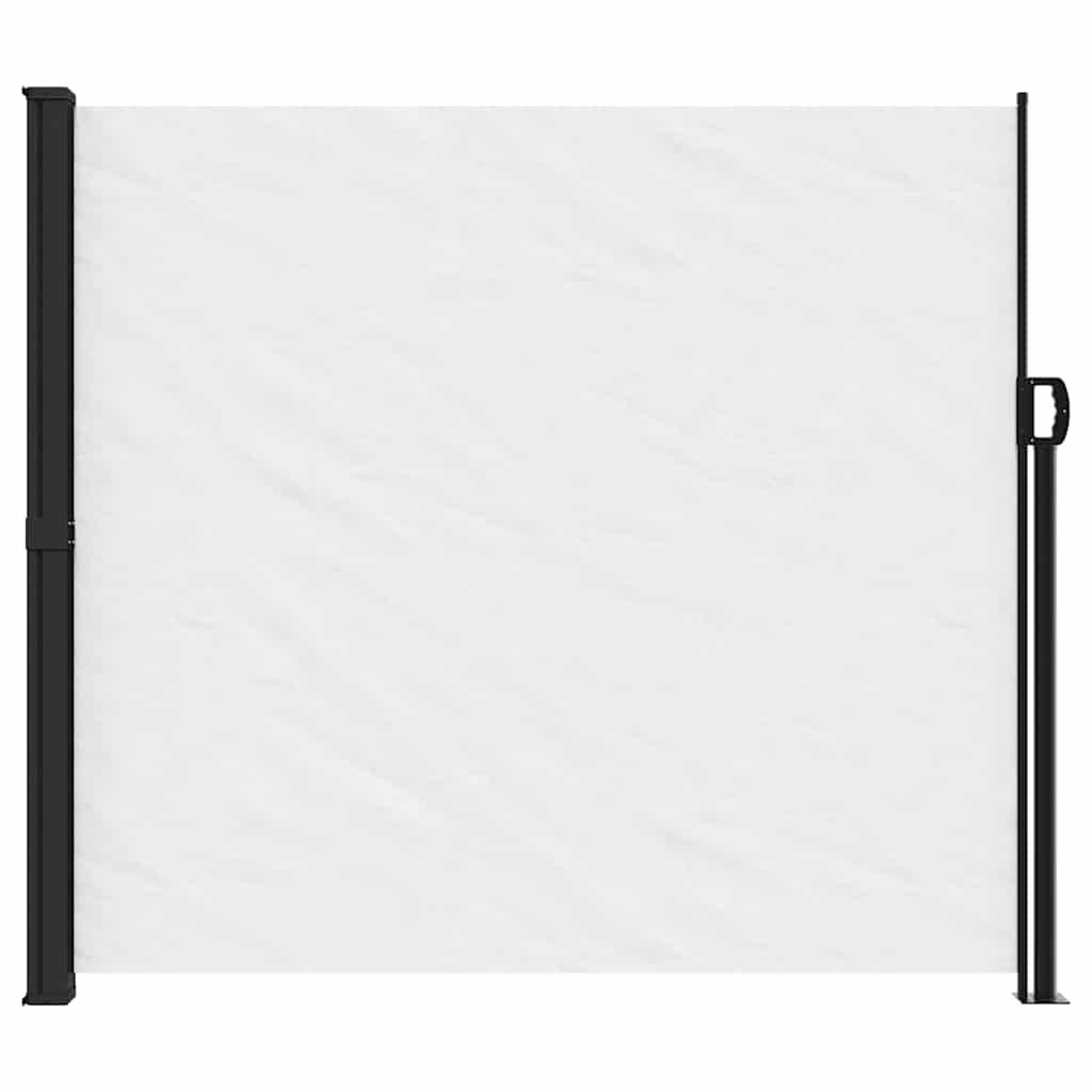 Auvent latéral rétractable acier aluminium blanc 300 x 180 cm - PANGIVO - Image 3