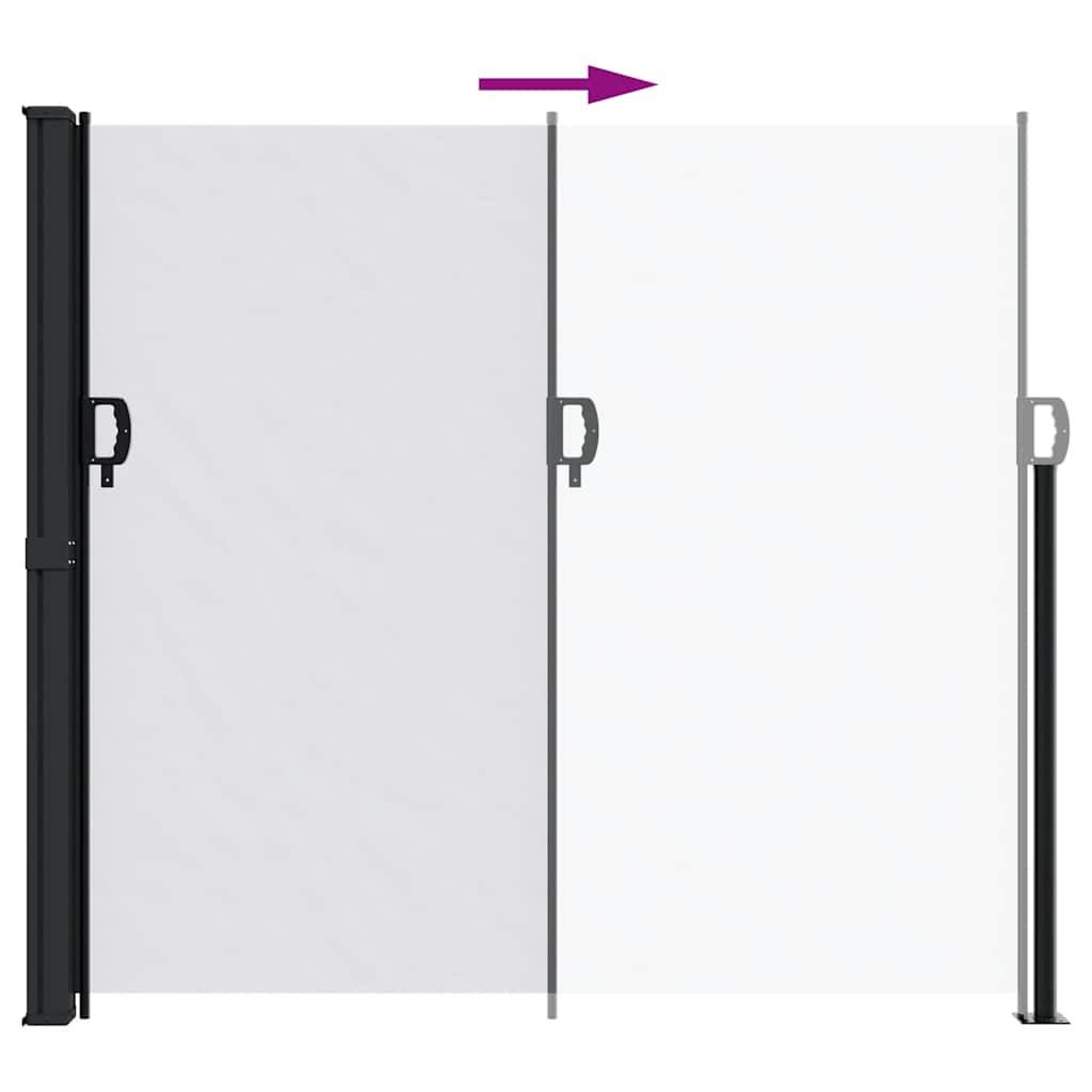 Auvent latéral rétractable acier aluminium blanc 300 x 180 cm - PANGIVO - Image 5