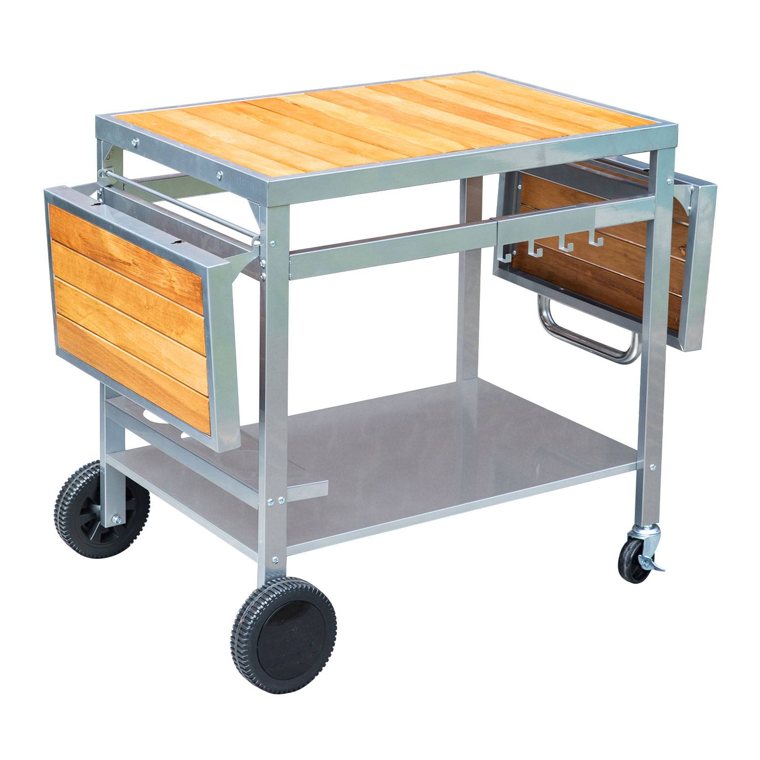 Desserte pour plancha en bois et métal GRANDI XL - COOK'IN GARDEN - Image 3