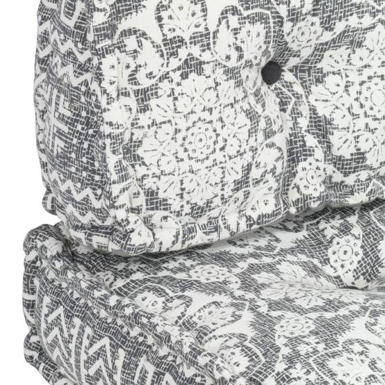 Coussin d'assise et dossier pour palette Coton Confortable pour Intérieur Extérieur Gris Clair – ComfortXL Outdoor Living - Image 5
