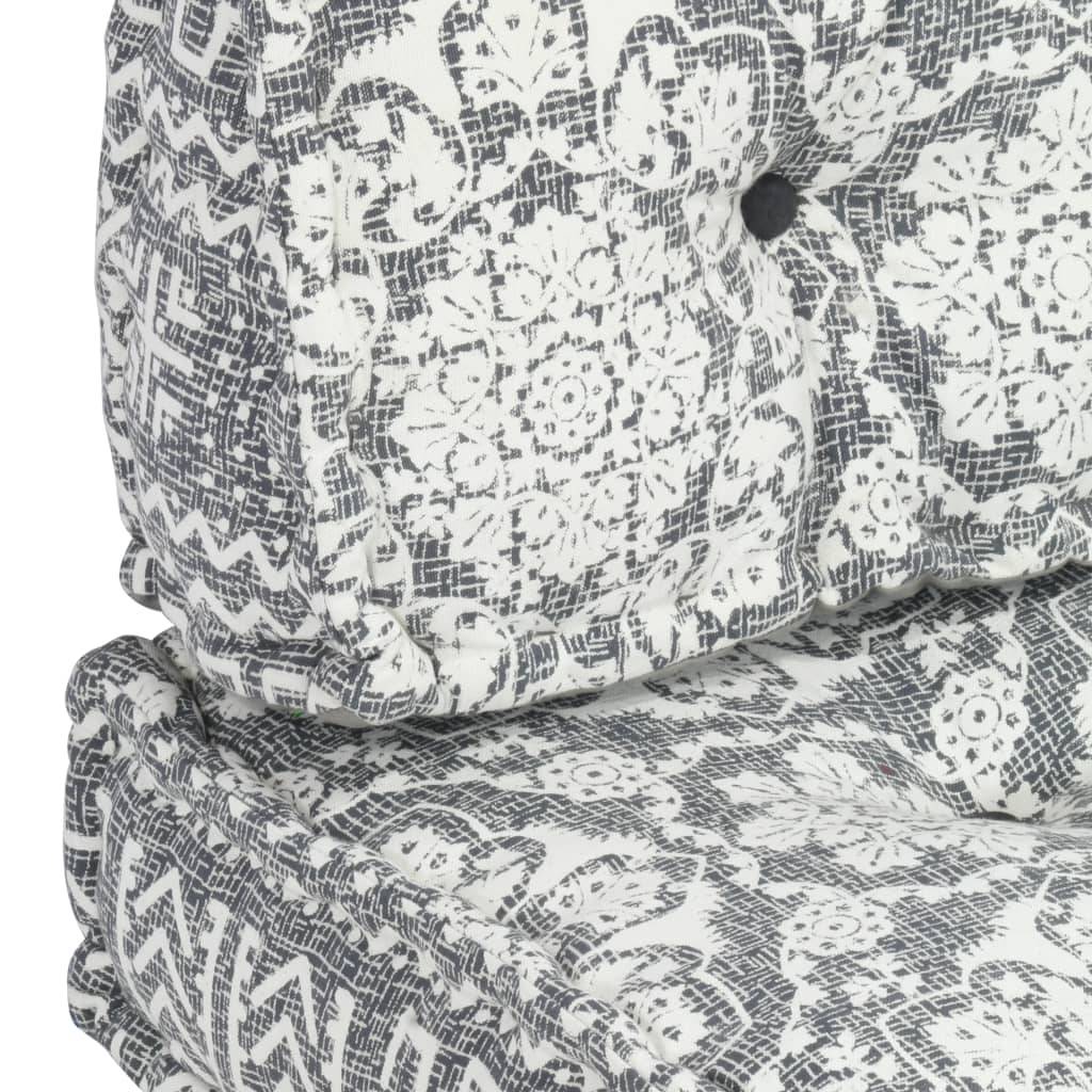 Coussin d'assise et dossier pour palette Coton Confortable pour Intérieur Extérieur Gris Clair – ComfortXL Outdoor Living - Image 5