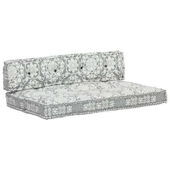 Coussin d'assise et dossier pour palette Coton Confortable pour Intérieur Extérieur Gris Clair – ComfortXL Outdoor Living - Image 8