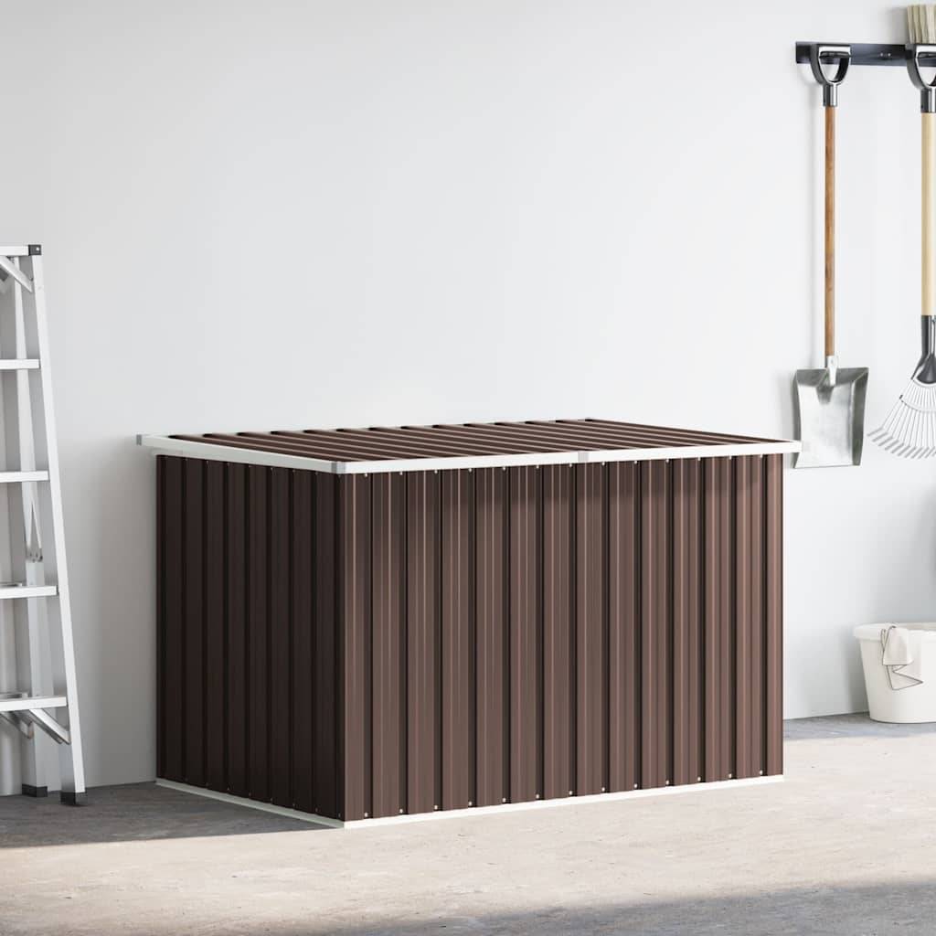 PANGIVO - Coffre de rangement acier galvanisé marron 171 x 99 x 93 cm - PANGIVO - Image 3