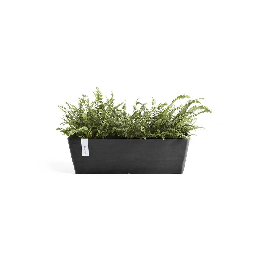 Ecopots - Pot Rectangulaire Bruges 65 New Gris Foncé - 65 x 17 x H. 17 cm - 13,5 L ECOPOTS - Image 1