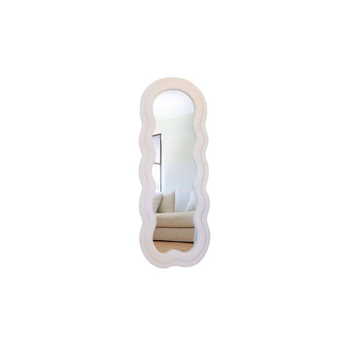 Flamingo - Miroir cadre en tissu Charlotte - Image 1