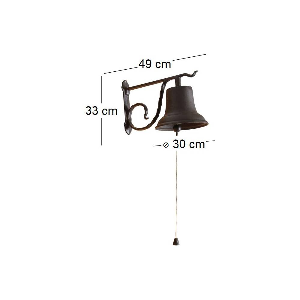 Aubry Gaspard - Grande cloche de jardin en fonte - Image 3