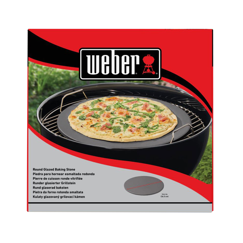 Grande pierre à pizza vitrifiée 36 cm - Image 1