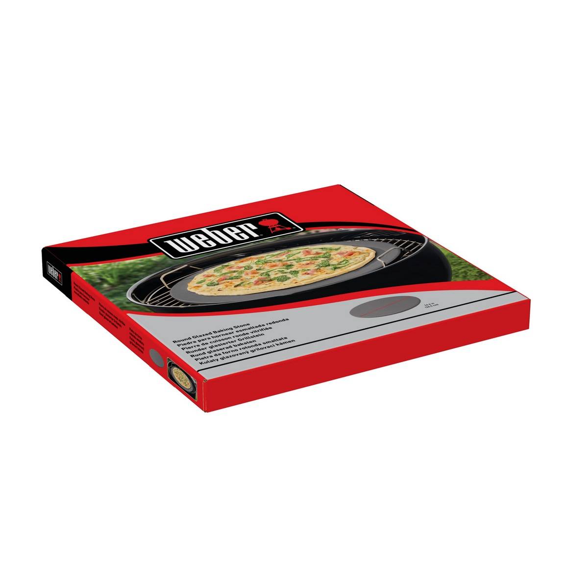 Grande pierre à pizza vitrifiée 36 cm - Image 3