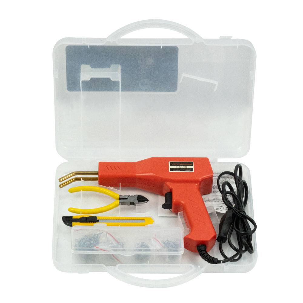 Sans Marque - Pistolet pour souder le plastique 50 W - Kit avec agrafes et accessoires - Image 2