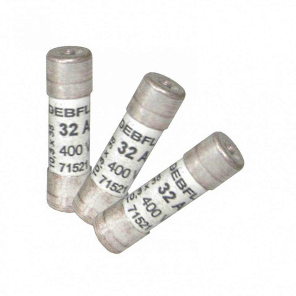 Lot de 3 fusibles céramique 32 A, 10.3 x 38 mm - Image 1