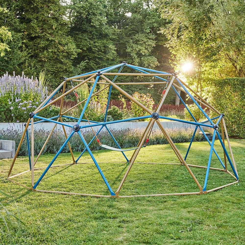 Aire de jeux comprenant tente et balançoire HOME DELUXE MATTI - Bleu - Image 3