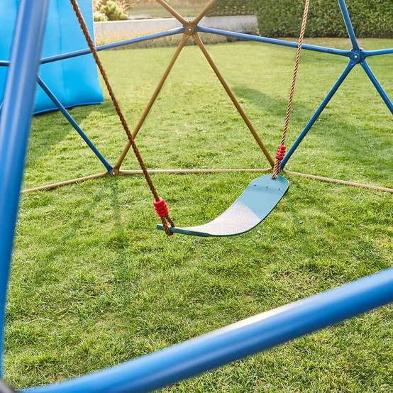 Aire de jeux comprenant tente et balançoire HOME DELUXE MATTI - Bleu - Image 5