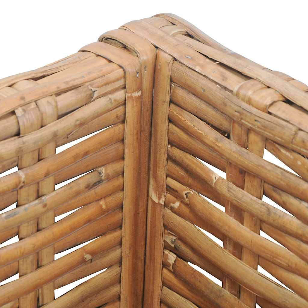Fauteuil d'Angle Intérieur Rotin Naturel Pieds Acajou Coussins Blancs Style Bohème Chic Salon – ComfortXL Outdoor Living - Image 6