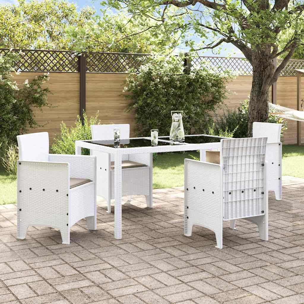 Chaise de jardin polypropylène blancs 53 x 49 x 85 cm, Poids :24.6kg - PANGIVO - Image 3