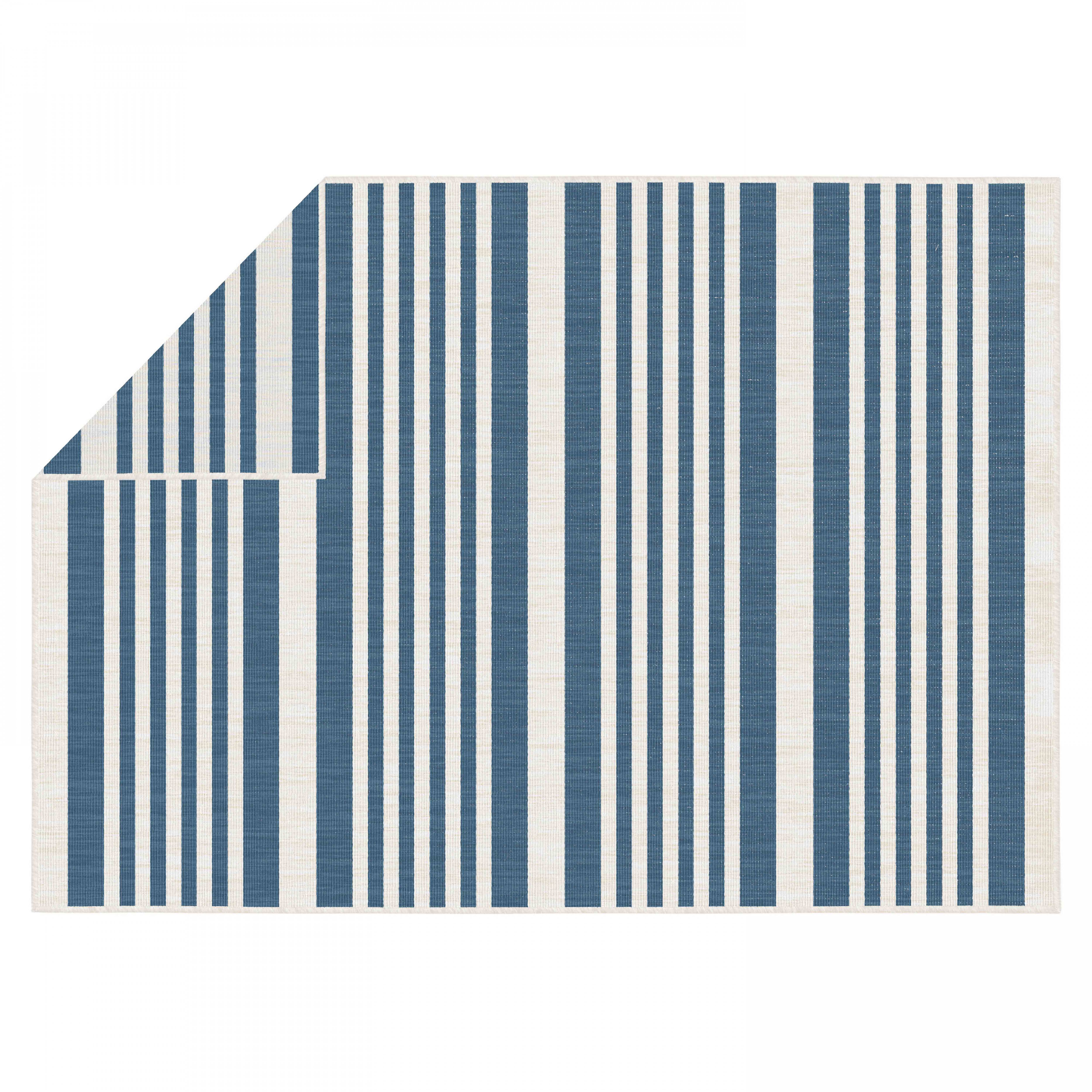 Oviala - Tapis d'extérieur en polypropylène 160 x 230 cm bleu Kilma - Oviala - Image 4